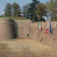 Il bastione di San Benedetto, una delle strutture rimaste dello scomparso castello farnesiano