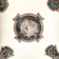 Soffitto di una delle sale del Museo Geologico - foto Federica Ferrari