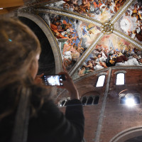 Gli affreschi del Guercino - foto Mauro Del Papa