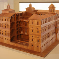Modello ligneo - foto Musei Civici Palazzo Farnese
