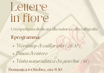 Lettere in fiore