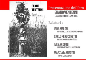 Presentazione del libro "Erano ventenni. L'eccidio di Ponte Cantone"