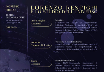 Lorenzo Respighi e lo studio dell'universo