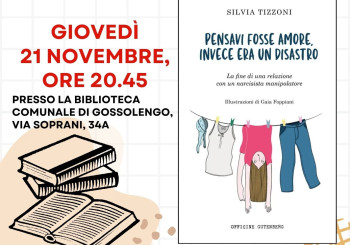 Presentazione del libro "Pensavi fosse amore, invece era un disastro"