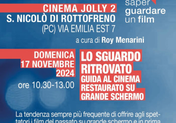 Lezione di Cinema con Roy Menarini al Cinema Jolly