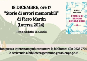 Presentazione del libro "Storie di errori memorabili"