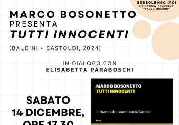 Presentazione del libro "Tutti Innocenti" di Marco Bosonetto