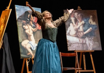 Debora Caprioglio in "Non fui gentile, fui Gentileschi"