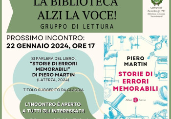 Incontro di lettura - "Storie di errori memorabili"