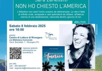 "Non ho chiesto l'America" - Incontro con l’autrice Sara Zanelletti