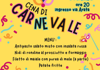 Cena di Carnevale alla Parrocchia San Giuseppe Operaio