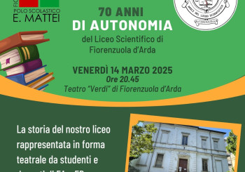 Settant'anni di autonomia del Liceo Scientifico di Fiorenzuola d'Arda