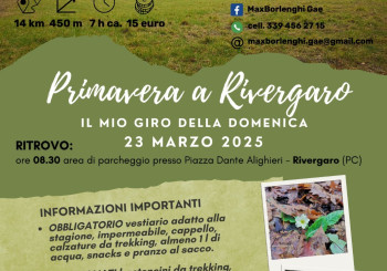 Primavera a Rivergaro - Il mio giro della domenica