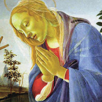 Madonna che adora il Bambino nel Tondo botticelliano